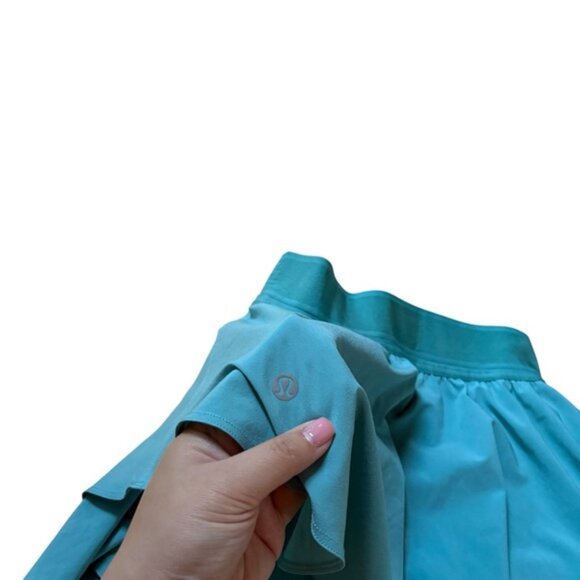 Lululemon Court Rival High Rise Skirt Tidal Teal Size 4 - Picture 3 of 5